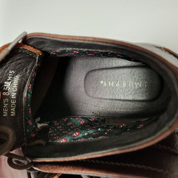 Johnston & Murphy Comstock Boots 8.5M Brown Leather Chukka NOT ORIGINAL BOX - Picture 11 of 16